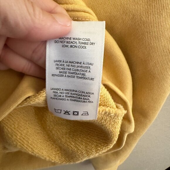 We Wore What Yellow Hoodie   Size X-Small - Picture 6 of 7